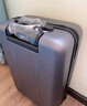90分行李箱24英寸男女拉杆箱旅行箱密码箱托运箱多瑙河灰色 实拍图