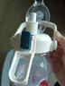 希乐塑料杯大容量吸管杯Tritan材质男女学生夏季户外运动杯1.5L雪球白 实拍图
