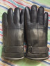 慕熙威尔真皮手套男冬加绒加厚皮毛一体羊毛内里骑行摩托车电动车防寒防水全指羊皮手套 羊皮羊毛魔术贴款 实拍图