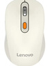 联想（Lenovo） 无线蓝牙双模充电鼠标 蓝牙5.0/3.0 便携办公鼠标人体工学设计 Howard樱花白充电版 实拍图