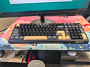 京东京造JZ990Pro三模无线蓝牙有线办公游戏键盘电竞PBT键帽RGB送男友独立数字区续航外设机械键盘鎏金黑 实拍图