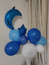 新新精艺 生日装饰周岁场景布置男孩浪漫惊喜告白成人儿童派对气球蓝色 实拍图