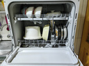 松下（Panasonic）台式洗碗机二代H1D【小尺寸大容积58L】独立烘干 80℃高温除菌 洗烘一体 软水系统 家用台面独立式 实拍图