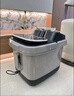 康佳（KONKA）泡脚桶按摩加热全自动足浴盆恒温电动洗脚桶足疗盆家用高深桶送爸爸妈妈父母长辈亲生日礼物礼品 【豪华12组滚轮】仿真脚底恒温穴位指压+旋钮开关 康佳官方指定恒温速热款 实拍图