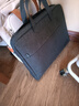 得力（deli）(deli)加宽立体办公手提袋/会议包/事务包/文件包/商务拉链袋电脑公文包男 灰色  实拍图
