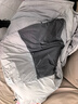 京东京造26春季运动御寒MAX连帽面包短款羽绒服三防保暖男外套 灰色 3XL 实拍图