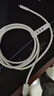 贝尔金（BELKIN）数据线240W快充 Type-C充电线 PD快充 苹果笔记本电脑充电ipad充电 1.5米编织线 白色 CAB019 实拍图