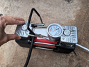 厦成220V家用双缸打气泵电动加气机农用三轮汽车轮胎充气筒篮球游泳圈 220v双缸气泵+手提包 实拍图