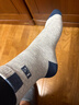 浪莎袜子男士春秋季厚款纯棉中筒100%抗菌防臭棉袜运动冬款全棉男袜 实拍图