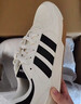 adidas COURTBEAT场下休闲篮球风板鞋男女阿迪达斯官方轻运动   乳白色/黑色   39 实拍图