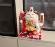 侑家良品八方來财招财猫自动摇手客厅玄关摆件热门商品乔迁礼物电池款10寸 实拍图
