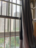京东京造黑胶浅灰窗帘 99%全遮光窗帘布飘窗卧室遮阳帘挂钩式 宽1.5*高2米 实拍图
