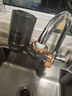 美的（Midea）净水器水龙头过滤器家用自来水滤水器直饮前置过滤器厨房卫生间通用除水垢除余氯双出水可清洗滤芯 一机三芯【两年免换滤芯】 实拍图