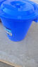 塑料桶特大加厚水桶家用储水用带盖大号经济型小酵素桶发酵桶大桶 蓝色带盖80# 无规格 实拍图