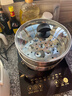 炊大皇304不锈钢汤锅+蒸屉 汤蒸炖锅蒸锅双耳煮粥煮面 22cm 电磁炉通用 实拍图