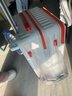 双星（doublestar）高颜值侧开盖行李箱大容量箱女男学生多功能拉杆箱登机密码皮箱子 白撞橙【明日达】可坐人-带杯架 20英寸 -可登机箱 实拍图