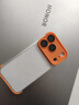 kpay苹果17promax边框膜保护壳手机壳四角防摔无边框iPhone17自带镜头膜防摔硅胶保护套Air新款轻奢 橙色苹果17promax【一套装/防摔耐磨】 实拍图