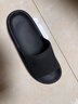 蕉内301H拖鞋男女士浴室洗澡防滑踩屎感情侣家居凉拖鞋抗菌防臭可外穿 【王一博同款厚底版】冷石灰 43-44 实拍图