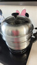 爱仕达（ASD）蒸锅不锈钢三层蒸锅家用蒸煮一体汤锅28CM蒸笼电磁炉燃气灶通用B3 实拍图