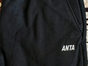 安踏（ANTA）男裤运动裤卫裤男春夏季弹力舒适直筒裤通勤百搭休闲裤男士长裤子 【针织-弹力舒适-直筒平口】基础黑7307-3 四季款 S  (男165/女160) 实拍图
