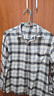 优衣库男女装法兰绒格子衬衫长袖衬衣薄外套481225 480770 481225/30浅米色 XS 实拍图