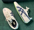 Onitsuka Tiger鬼塚虎男女款中性鞋子复古舒适运动休闲鞋男RUNSPARK 米色/深蓝色-103 45 实拍图
