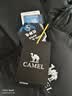 骆驼（CAMEL）[黑钻3.0]羽绒服男90%绒保暖时尚显瘦高蓬羽绒服女 A13CAPN110A5，幻影黑 ，中性（金箔内） 2XL 实拍图