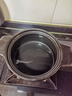 美厨（MAXCOOK）陶瓷煲砂锅 汤锅炖锅养生煲 手工彩釉耐干烧 2.8L蓝MCTC3293 实拍图