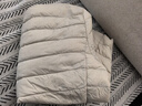 鸭鸭（YAYA）佟丽娅同款轻薄羽绒服女新款冬季短款圆领内胆修身时尚薄外套男 米白色【女款无领】 L 【建议100-115斤】 实拍图