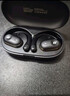 山水（SANSUI）W132【重磅新品】挂耳式蓝牙耳机 骨传导概念不入耳开放式无线运动跑步降噪耳夹式适用于华为 黑 实拍图