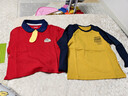 多多家童装2025春秋款潮男欧美街头感插肩袖印花儿童T恤中大童棉质长袖 实拍图