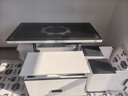 初暖升降茶几餐桌两用小户型简约实木可伸缩折叠多功能茶几电视柜 茶几+三抽电视柜-默认发黑色 升级实木板（90%客户购买） 实拍图