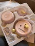 babycare儿童餐具礼盒PPSU注水保温碗叉勺宝宝学食吃饭礼物西高地粉色套装 实拍图
