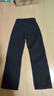 新年推荐阔腿牛仔裤女春秋冬新年爆款梨形友好高腰窄版直筒牛仔裤 黑色双扣加绒长裤 M 【建议95-110斤】 实拍图