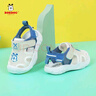 巴布豆（BOBDOG）宝宝凉鞋男童学步鞋1-3岁2婴幼儿夏天软底儿童凉鞋女童机能稳步鞋 BBB263白兰 22 鞋内长15cm 实拍图