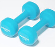 PROIRON普力艾 浸塑哑铃女士家用哑铃儿童小哑铃健身哑铃套装 蓝色1kg*2 实拍图