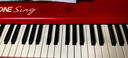 The ONE郎朗代言弹唱琴Sing自动挡智能钢琴初学者成年人61键便携式 红色 实拍图