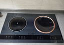 志高（CHIGO）电磁炉电陶炉3500W大功率双灶台式嵌入式凹面平面家用大火力爆炒智能预约定时圆底电磁灶带锅35A8 实拍图