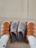 【福利价】小熊小兔棉拖秋冬季情侣保暖学生男拖鞋女居家棉拖鞋 小熊小兔棉拖-灰色 40-41 适合39-40 实拍图