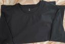 京东京造【10A抗菌T】长袖t恤女卫衣25秋季新款打底衫 黑色 L 实拍图