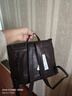 裘真【宋佳同款】植鞣羊皮信使双肩包大容量上班通勤休闲背包新款 咖啡色-大号 实拍图