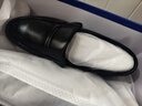 意尔康皮鞋秋季商务休闲套脚皮鞋舒适牛皮中老年爸爸鞋 97689W 黑色 40 实拍图