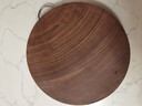 正宗铁木砧板切菜板抗菌防霉家用实木菜墩圆形东来菜板案板粘板胖 U型提手款【加厚5CM】 直径33CM 5cm 实拍图