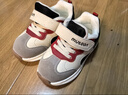 牧童儿童运动鞋男冬季加绒保暖棉鞋祝福款小童鞋女 墨石黑25 实拍图