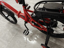 永久（FOREVER）儿童自行车男女款小孩单车可折叠脚踏车4-6-8-10岁辅助轮16寸红色 实拍图