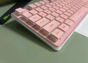前行者X7S无线键盘鼠标套装真机械手感键盘可充电静音台式笔记本电脑电竞游戏办公打字通用蓝牙键鼠外设 粉色【白光】无线键鼠套装升级版 实拍图