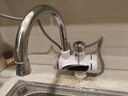 四季沐歌（MICOE）【10年旗舰丨热销10万】电热水龙头即热式速热水龙头热水加热器侧进水下进水冷热两用厨房 雪山白+下进水【即开即热+水电分离】漏保插头 实拍图