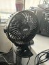 得力USB桌面风扇迷你轻音小电扇家用卧室学生宿舍办公室台式桌面扇台夹扇 黑 实拍图