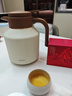 JRINKTEEA日本品牌纯钛保温壶焖茶壶男士办公泡茶壶大容量闷泡壶养生壶礼盒 配玻璃杯冰裂白钛壶 1600ml 实拍图