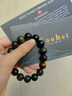 VAUBEL天然黑曜石貔貅手链情侣款金曜石手串彩虹眼虎眼石小众生日礼物男 【收藏级】14mm天然金曜石黄虎眼（一物一证） 实拍图
